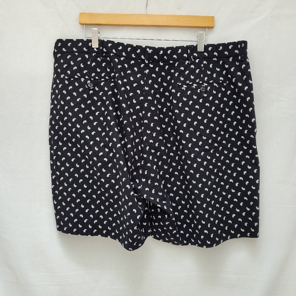 Polo Ralph Lauren Golf men's black shorts linen summer boat casual paisley print - Picture 5 of 9